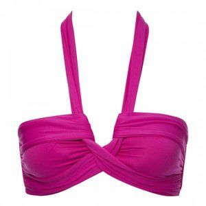AWESOME SEAFOLLY Bandeau Bikini Top in Wild Orchid - Fuchsia